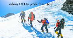 CEOs walk their talk