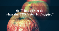 CEO is the bad apple