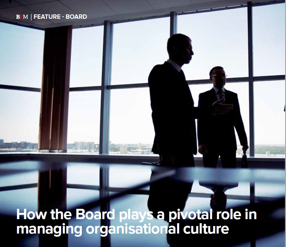 Role of the Board In Culture BFM